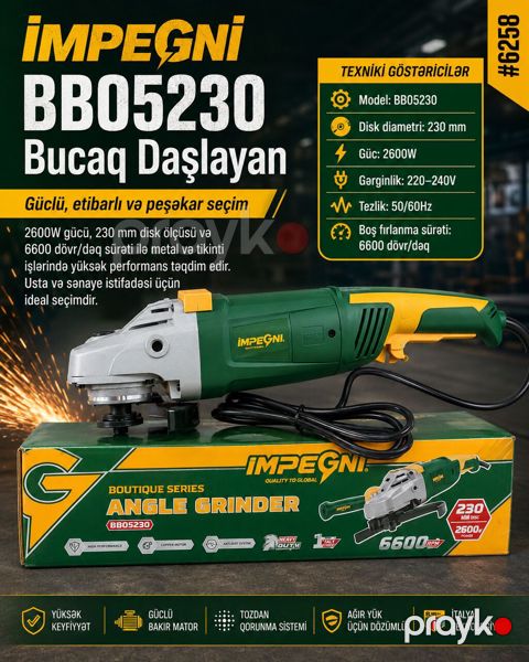 2958 Məhsulun adı: Cilalama maşını BB05230 Brend: No Brand — Bakı