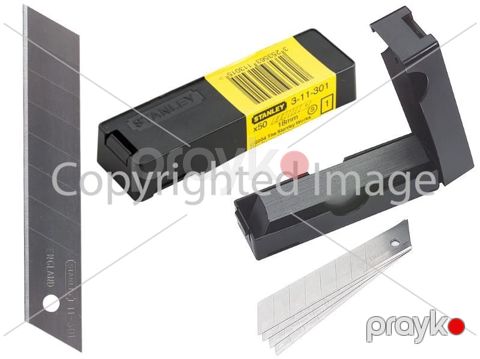 Tiyə bıçaq üçün 18 mm x 50 ədəd Stanley (3-11-301) — Bakı
