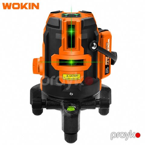 10536 Məhsulun adı: Lazerli nivelir Wokin W507605 5 xətli, yaşıl — Bakı