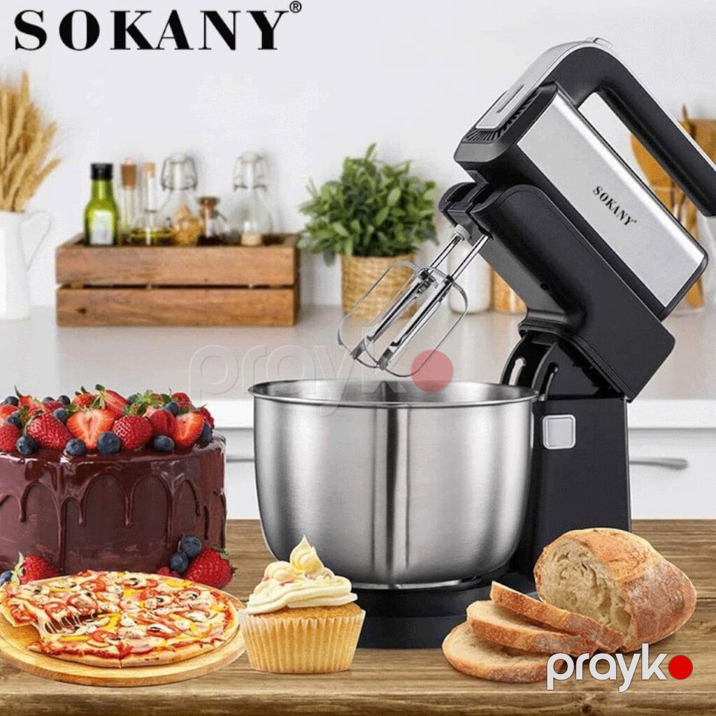 10091 Məhsulun adı: Planetar mikser Sokany SPRK_CX-6652 500W Brend — Blenderlər, xırdalayanlar və mikserlər, Bakı (4)
