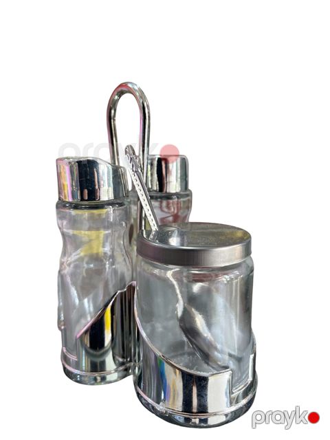 Dəst 9075, metal, gümüşü, 3 əd — Bakı