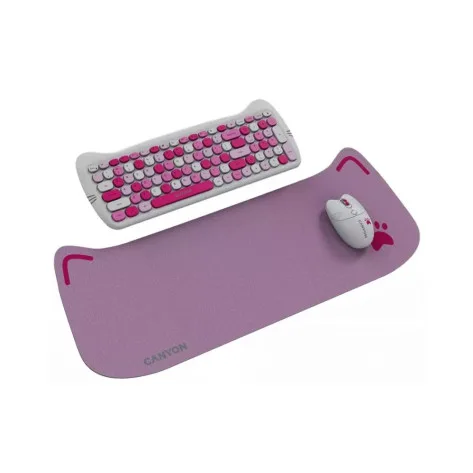 Klaviatura Canyon HSET-W6 Pink (CNS-HSETW6PK) — Mallar, Bakı (4)