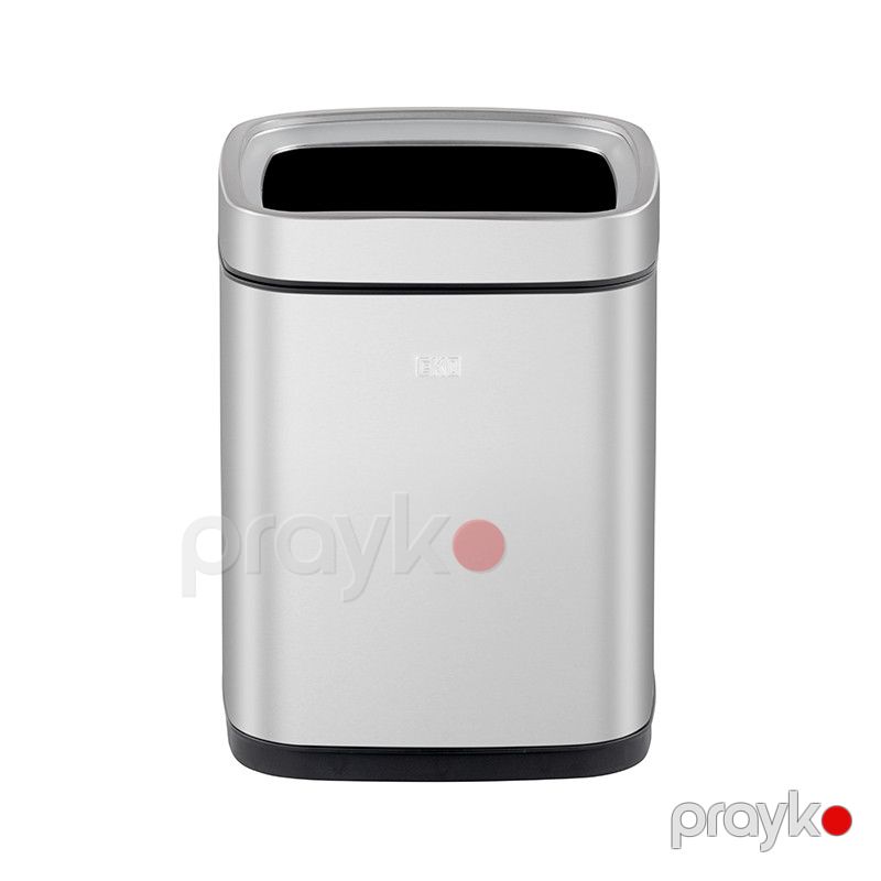 Zibil konteyneri pedal ilə Eko Laguna EK9213, paslanmayan polad/plastik, metalik, 5 l — Mallar, Bakı (2)