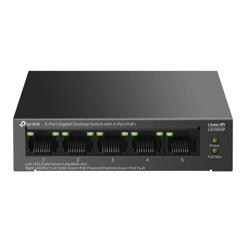 TP-Link LS105GP 5-Port Gigabit PoE+ Switch — Bakı