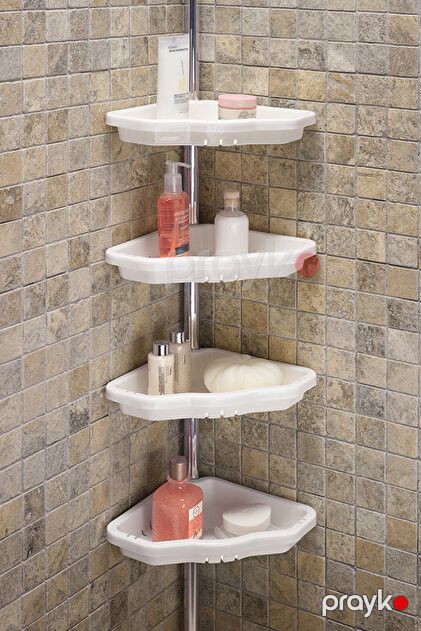 Hamam otağı üçün rəf 2409, plastik, ağ — Mallar, Bakı (2)