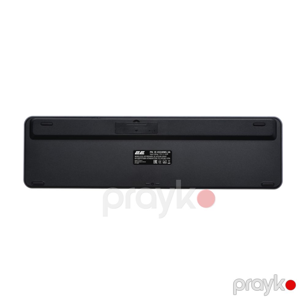 2E Combo keyboard and mouse MK440 Wl/bt, En/uk, grey-black (2E-MK440WBGR_UA) — Periferik cihazlar, Bakı (3)