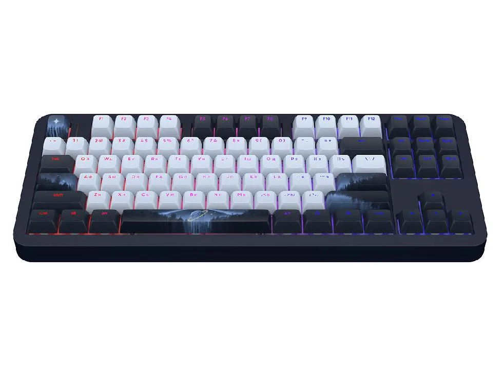 Wired keyboard Red Square Alumix TKL Classic Serenity [g3ms Aquamarine] (RSQ-20053) Black — Mallar, Bakı (2)