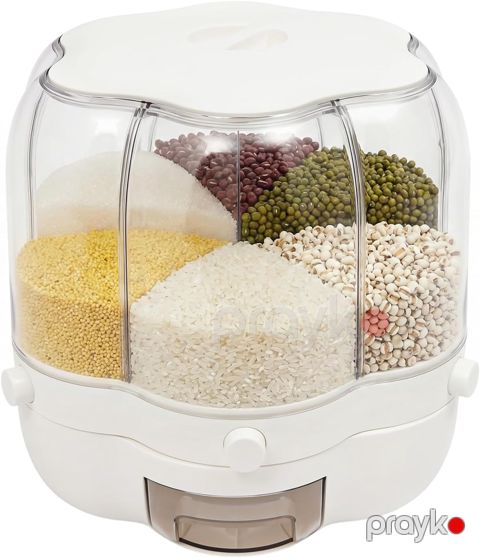 Konteyner Wexen 5040, şəffaf/ağ, plastik, 10000 ml — Bakı