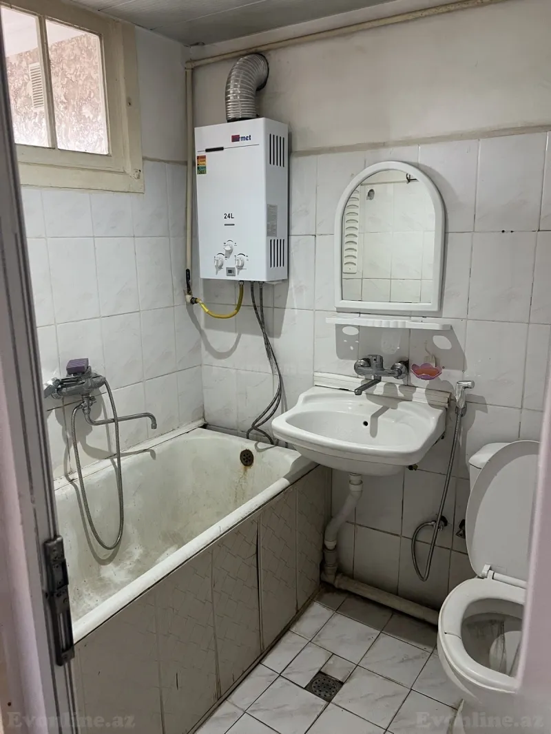 Kirayə verilir 1 otaqlı Mənzil Köhnə tikili 40 m² Bakı, Nizami r — Mənzil, Bakı (3)