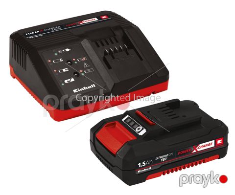 Akkumulyator və şarj aləti Einhell X-Change 18 V/1.5 Ah (4512021) — Bakı