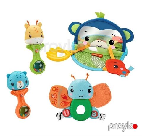 Çınqıldayanlar dəsti Fisher-Price, yenidoğulan, rəngbərəng — Bakı