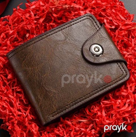 Pul kisəsi kişilər üçün 2578793, süni dəri, qəhvəyi — Bakı