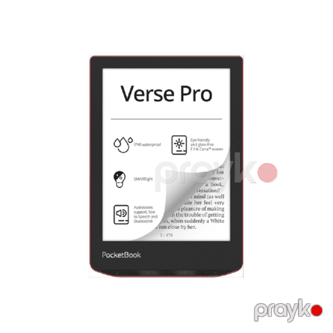 PocketBook 634 Verse Pro Passion Red – Elektron Kitab Oxuyucu — Bakı