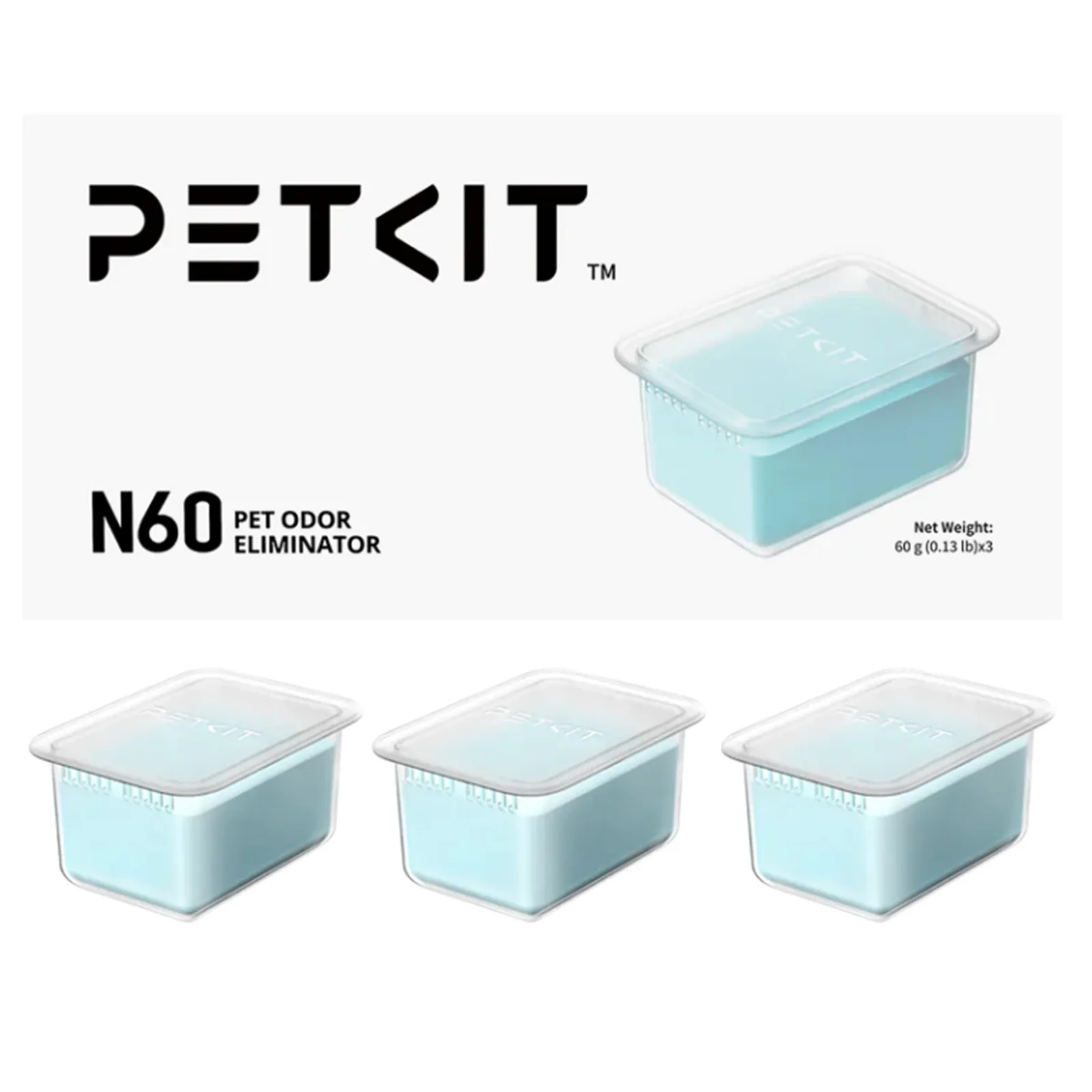 Petkit Pet Odor Eliminator N60 3pcsFor Purobot Max Pro/Purobot ultra — Bakı