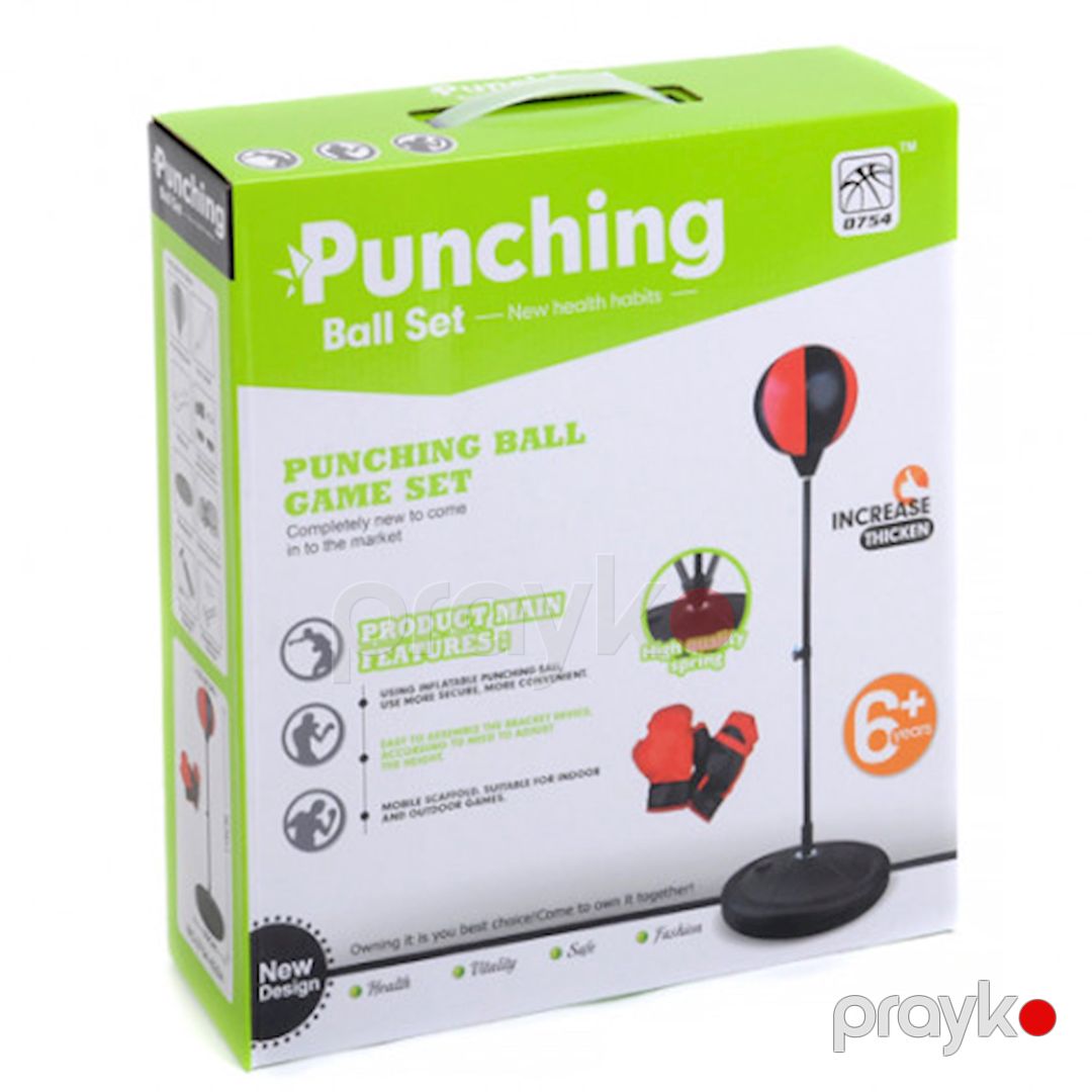 Boks dəsti Punching Ball Set 0754-828A dayaqla, 115 sm, 6+ yaş — Mallar, Bakı (2)