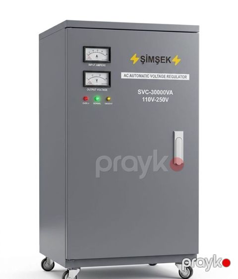 5884 Məhsulun adı: Stabilizator Şimşek TESVC-30000VA/110-250V 30000