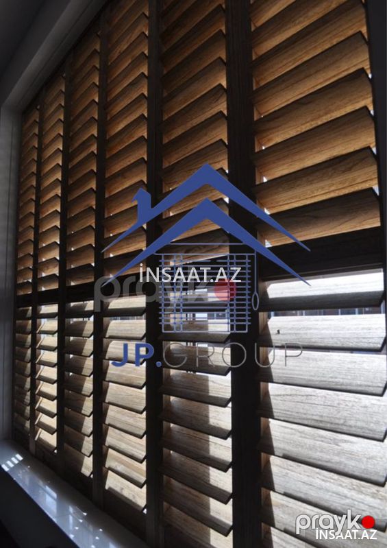 taxta jaluz perde — Pəncərələr, qapılar, balkonlar, Bakı (2)