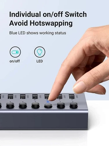 Ugreen CM481 (90307) Powered Usb-c Switch — Kabelləri, adapterlər və keçidçilər, Bakı (3)