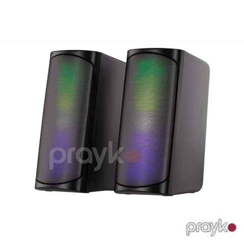 2E Multimedia speaker PCS231 RGB Matrix, 2.0, USB, Black (2E-PCS231BK) — Bakı