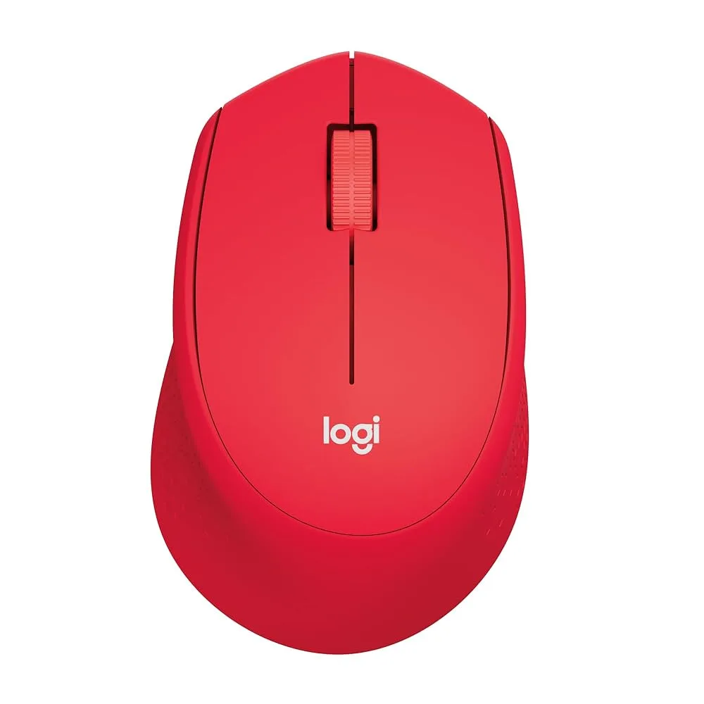 Logitech Mouse M330 Silent Plus Red — Bakı