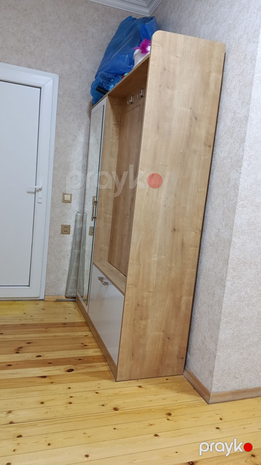 İşlənmiş, 3 qapılı, Güzgülü, Açılan, Düz dolab — Xol üçün, Saray (6)