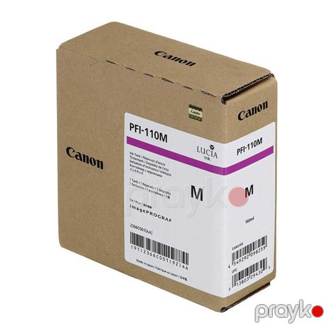 Canon Cartridge Pigment Ink Tank PFI-110 Magenta (2366C001) — Bakı