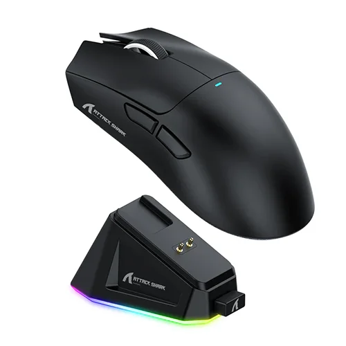 Attack Shark X11 Lightweight Black Wireless Gaming Mouse — Bakı