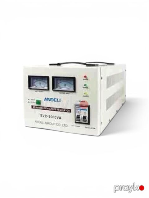 5877 Məhsulun adı: Stabilizator Andeli SVC5000VA-220V Brend: Andeli — Bakı