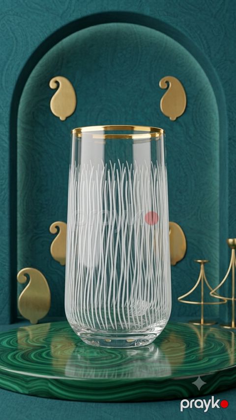 Stəkan dəsti Buta glass, şüşə, şəffaf, 450 ml, 6 əd — Bakı