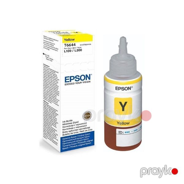 Epson L100 Yellow Ink Bottle (C13T66444A) — Printerləri, Bakı (2)