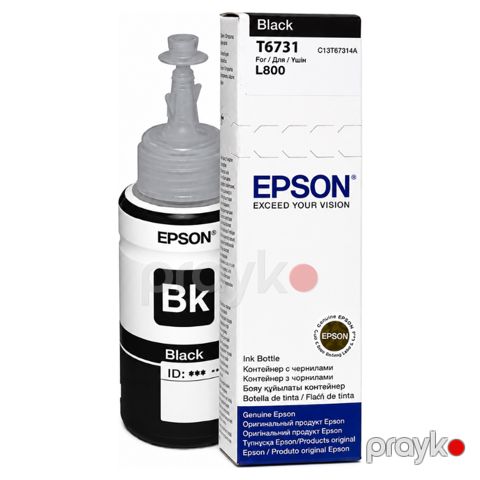 L800 Black ink bottle 70ml (C13T67314A) — Bakı