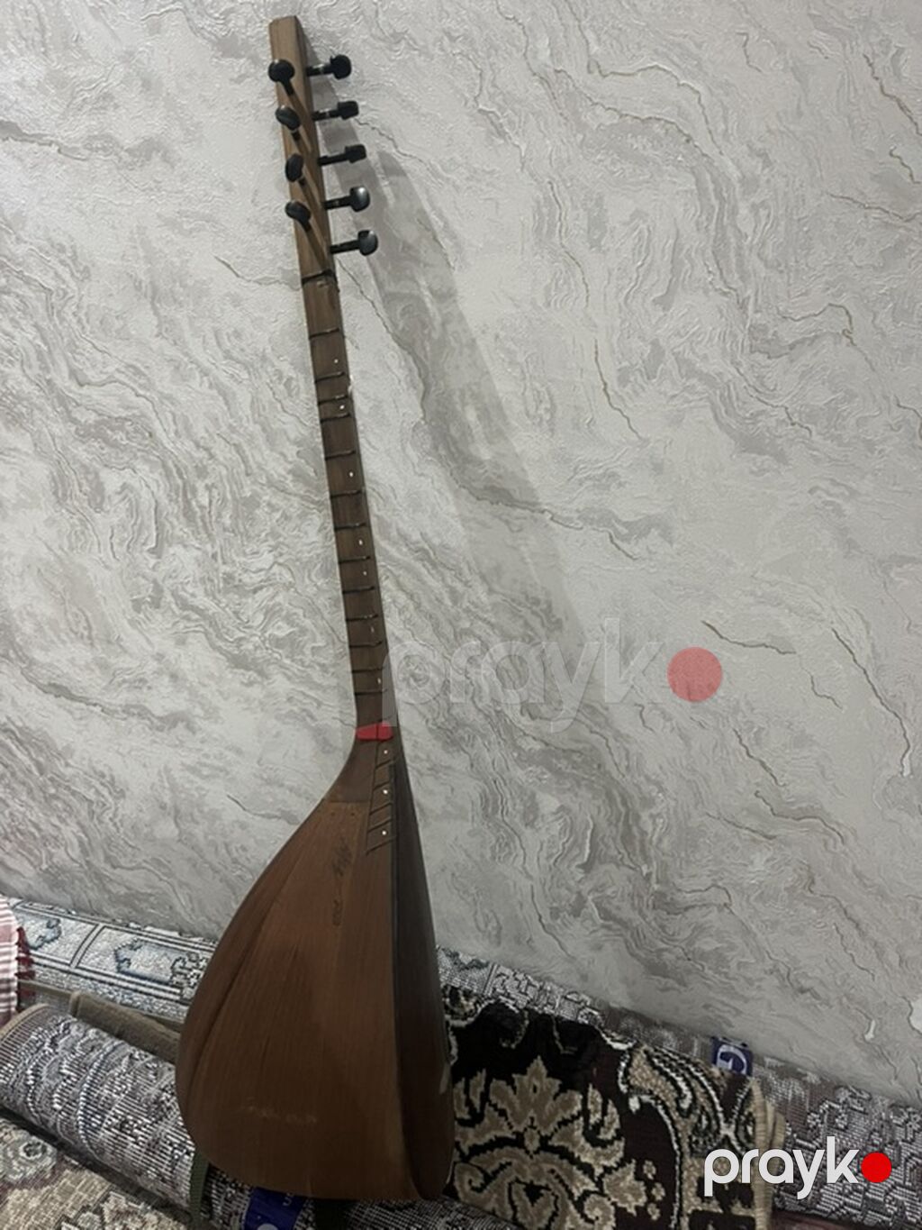 Milli saz – uzun saplı bağlama - Korpus: təbii ağacdan, rezonanslı — Gitarlar və digər simli alətlər, Saray (2)