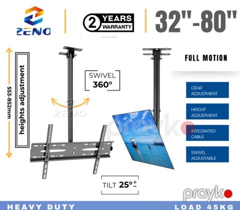 Zeno 32-80 düym Tavan TV mount