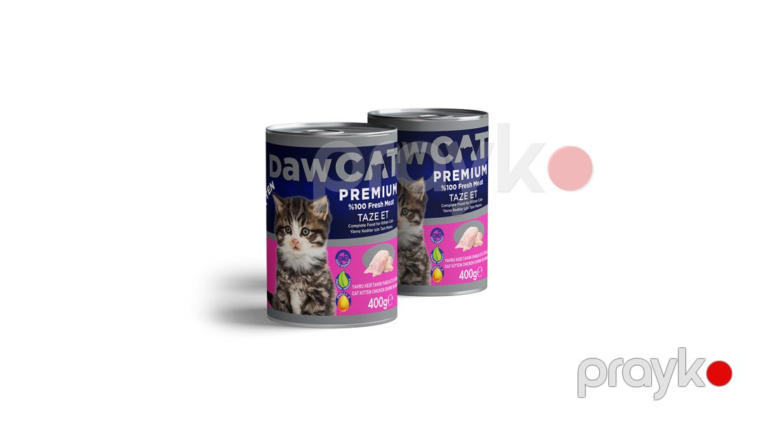 Konserv Daw Cat Baby Cat Toyuq, 400 q — Mallar, Bakı (2)