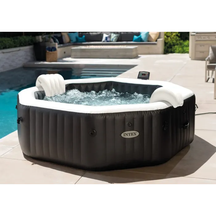 Peşəkar Intex 28462 PureSpa Jet & Bubble Deluxe (218x71 sm) Masaj Hovuzu — Bakı