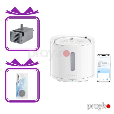 Dəst içməli su fontanı Petkit Eversweet Solo 2 P4114, təmizləmə dəsti PK2301 və nasos P4113, itlər və pişiklər üçün — Bakı