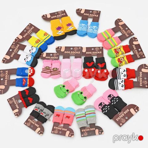 İtlər üçün corablar KI Dog Socks, trikotaj, M, 4 əd — Bakı