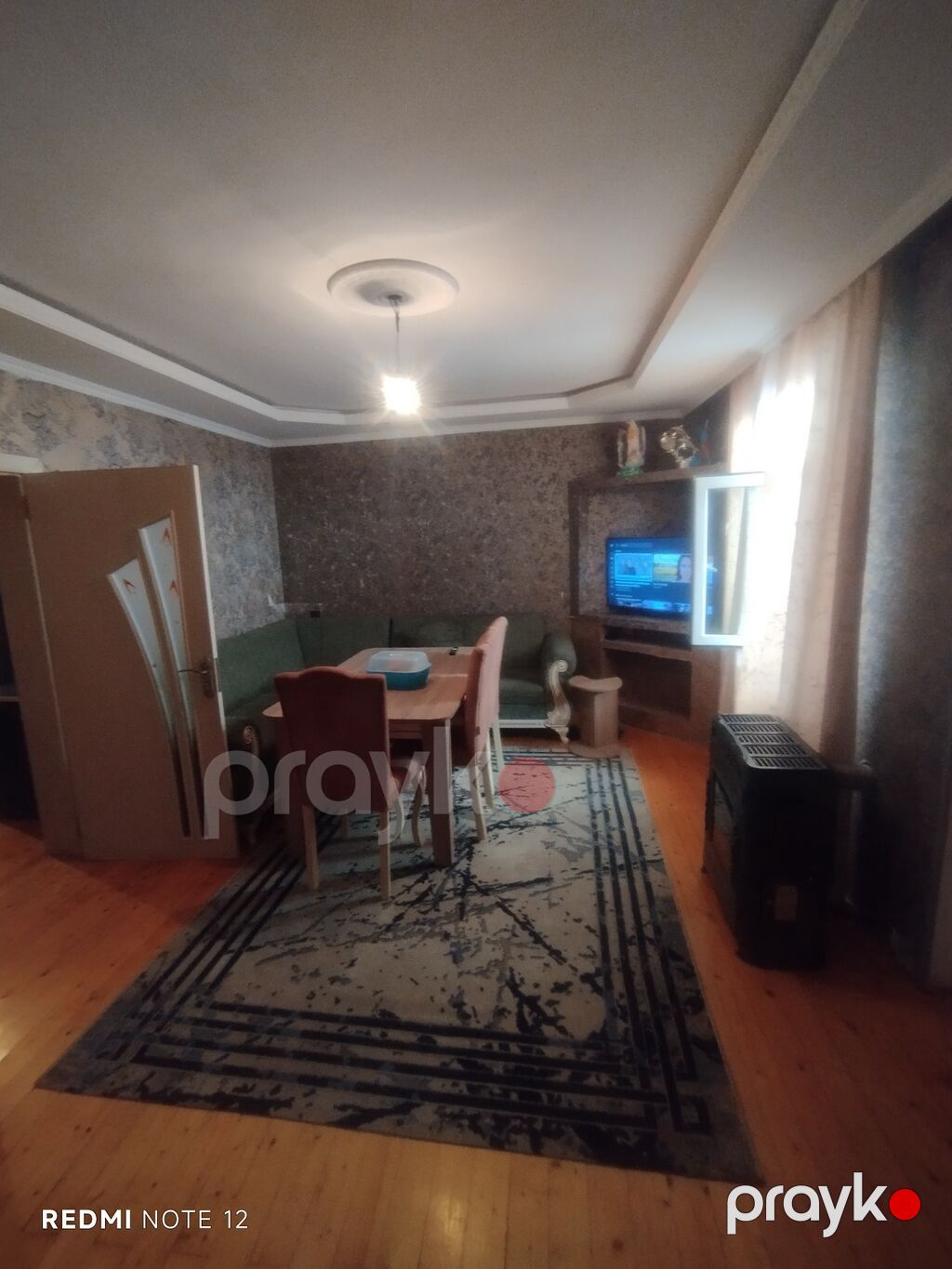 2 otaqlı həyət evi Plan: - Qonaq otağı: geniş, tavan dekorlu — Ev, villa, Bakı (3)