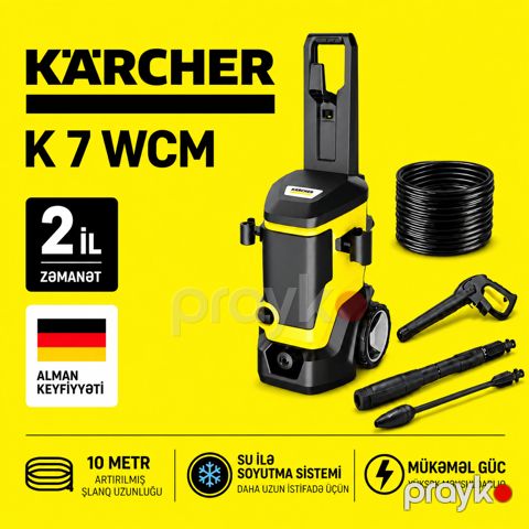Yüksək təzyiqli yuyucu maşın Karcher K 7 WCM — Bakı
