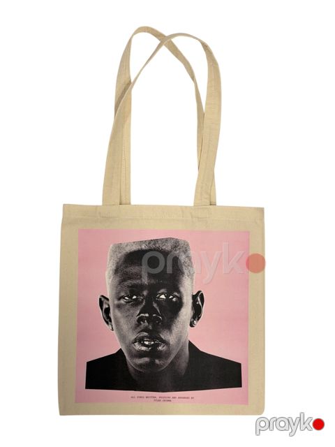 Çimərlik çantası Tyler the Creator 3, bej, kətan, 60 sm — Bakı