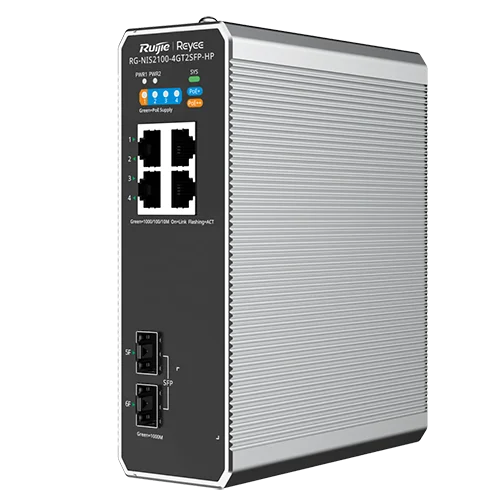 Reyee RG-NIS2100-4GT2SFP-HP Industrial Cloud Managed Switch — Bakı