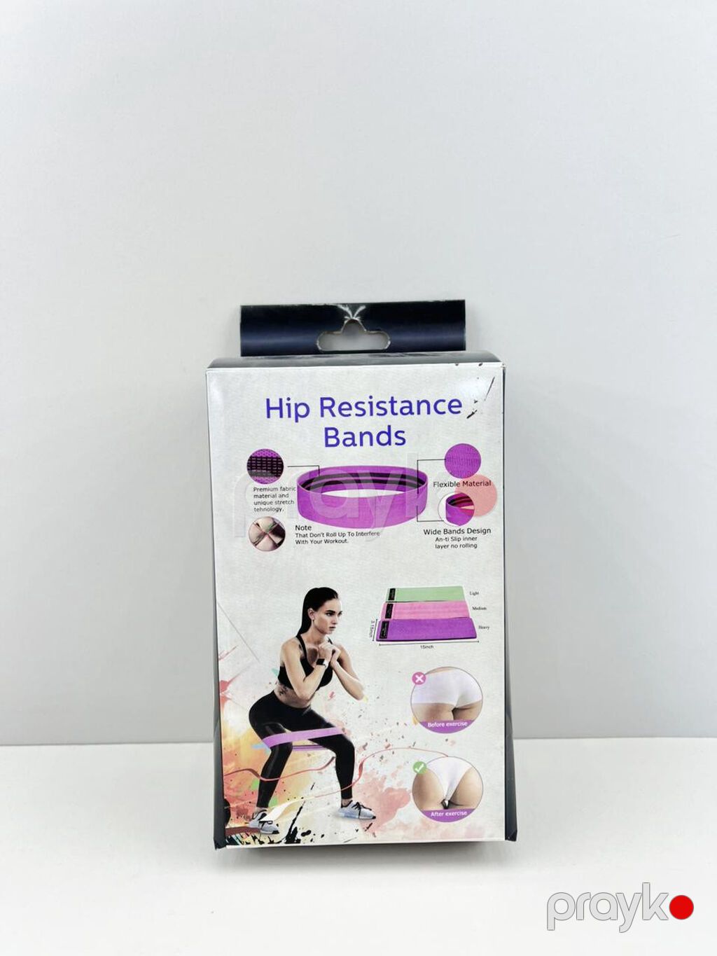 5907 Məhsulun adı: Elastik lent dəsti, rəngbərəng, 3 əd Brend: No — Fitness və yoqa, Bakı (2)