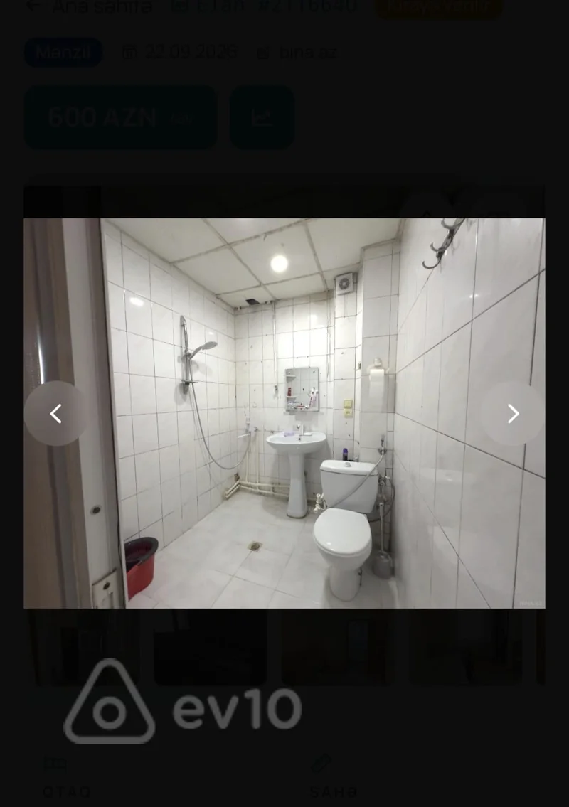 2 otaqlı mənzil, 48 m², Qara Qarayev pr. 59, — kirayə — Mənzil, Bakı (7)