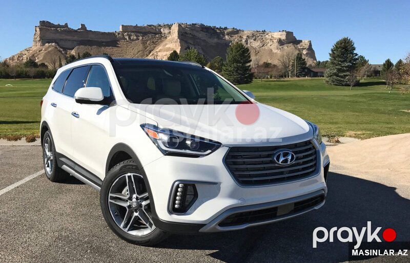Hyundai santafe, 2018 il — Minik avtomobili icarəsi, Bakı (3)