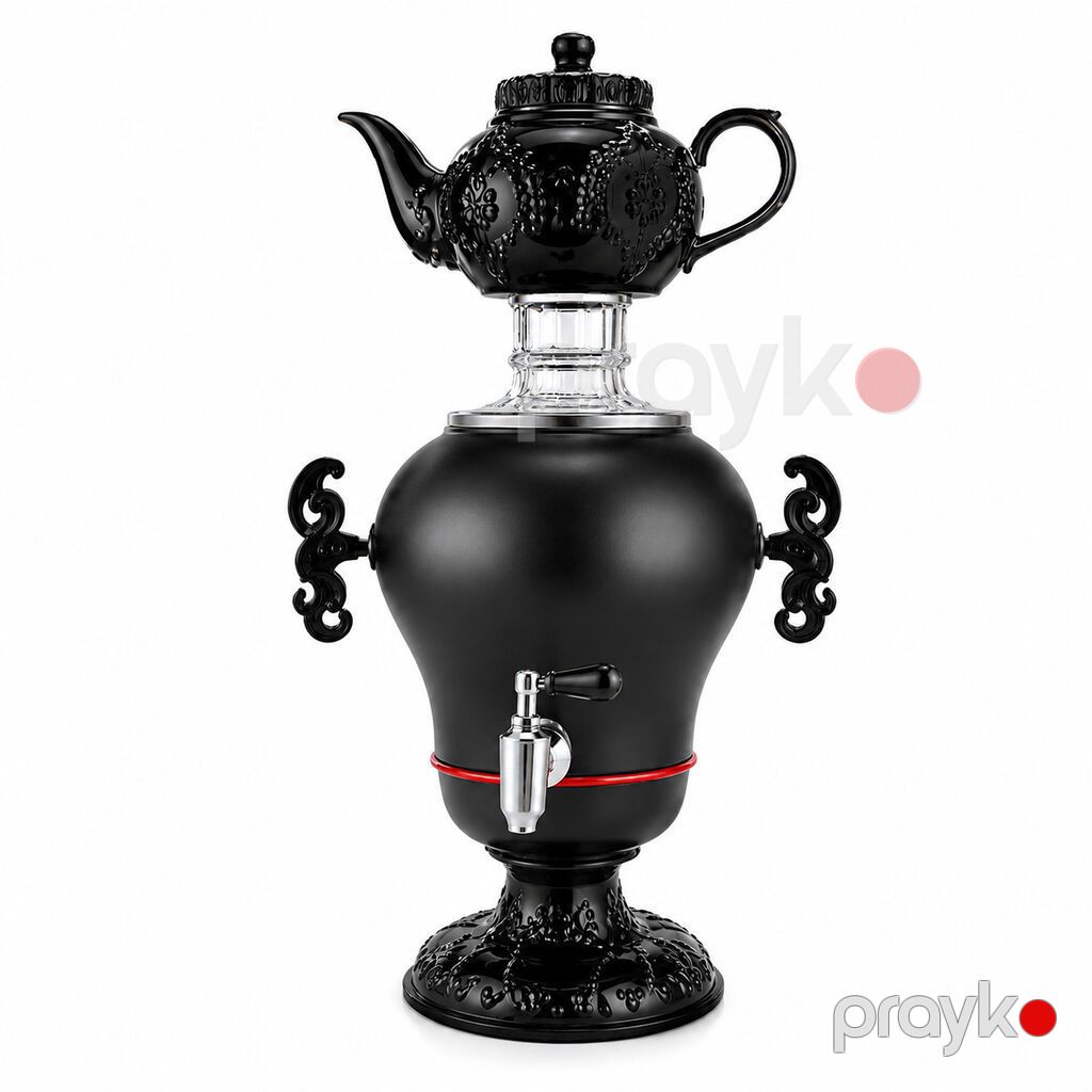 5063 Məhsulun adı: Samovar Silver SL-0045, 3.5 l, 2200 W, qara — Samovarlar, Bakı (2)