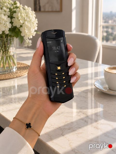 Vertu Signature S Design Pure Black 4GB — Bakı