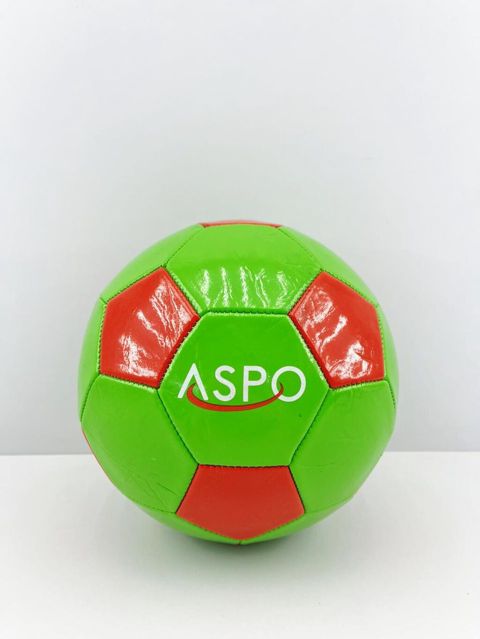 8614 Məhsulun adı: Futbol topu Aspo, yaşıl/qırmızı, ölçü 5 Brend — Спорт и отдых