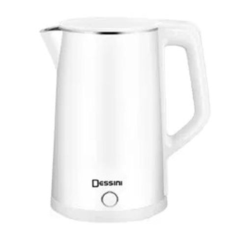 4588 Məhsulun adı: Elektrik çaydan Dessini DS-16SS Ağ, 2 L, 2000 Vt — Yoboo az — Elektrikli su ısıtıcıları ve termoslar
