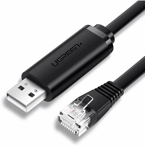 Ugreen CM204 Usb-a to RJ45 Console Cable 1.5m (50773) — Bakı