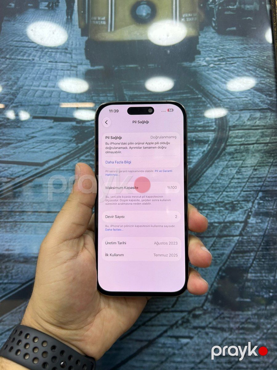 Apple iPhone 15 Pro Natural Titanium 128GB/8GB — Smartfonlar, Bakı (2)
